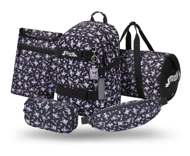 baagl-skate-kuromi-black-ii-set-sac-dos-scolaire image 1