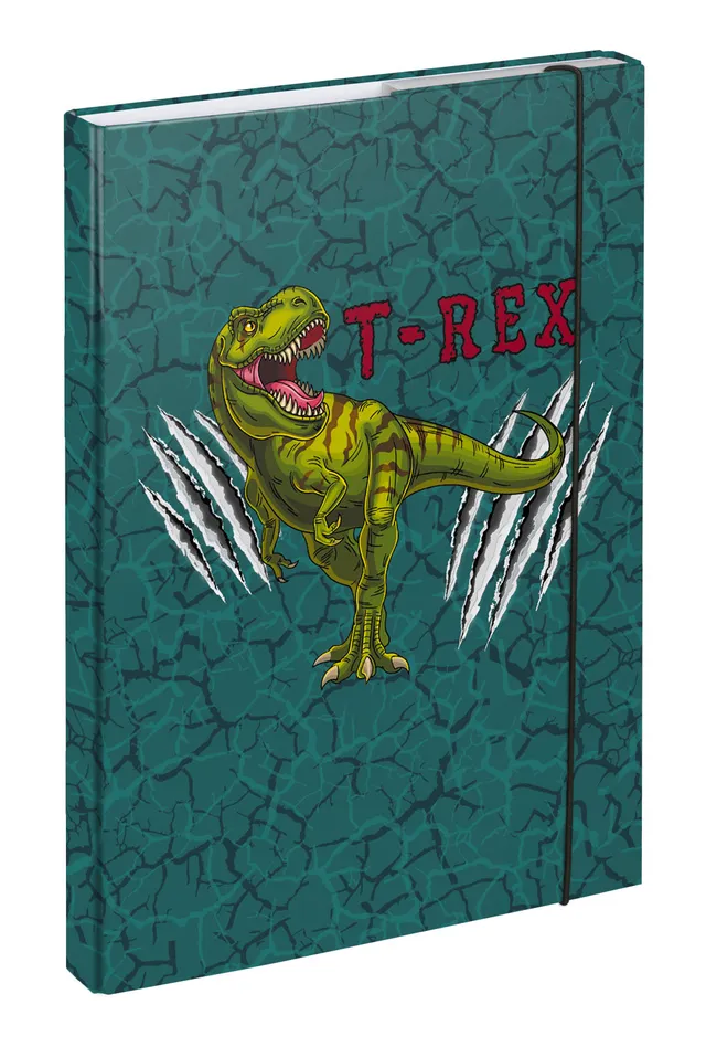 baagl-t-rex-chemise-lastique-a4-motif-dinosaure image 1