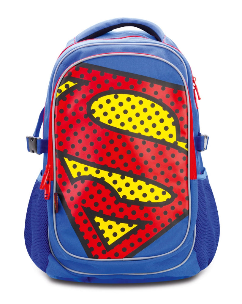baagl-sac-dos-superman-pop-2-compartiments-housse-pluie image 1