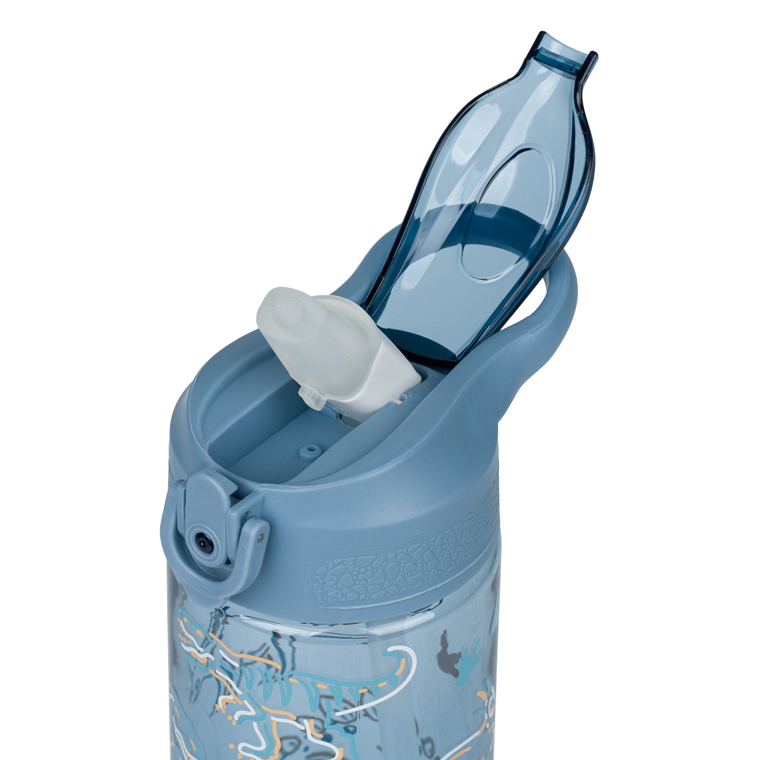 baagl-drinking-bottles-gourde-dino-500-ml-paille image 4
