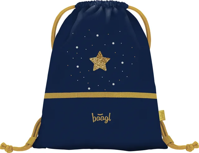 baagl-gym-sacks-unicorn-gold-sac-de-gym-enfant-licorne-dor-e image 1
