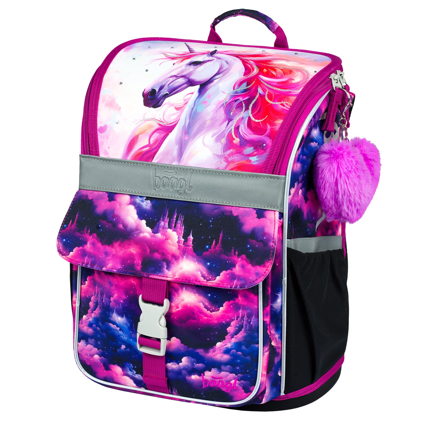 baagl-zippy-royal-unicorn-cartable-fille-licorne image 2