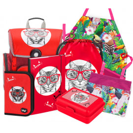 baagl-school-sets-cat-ii-cartable-18-l-fille-3-pi-ces image 1