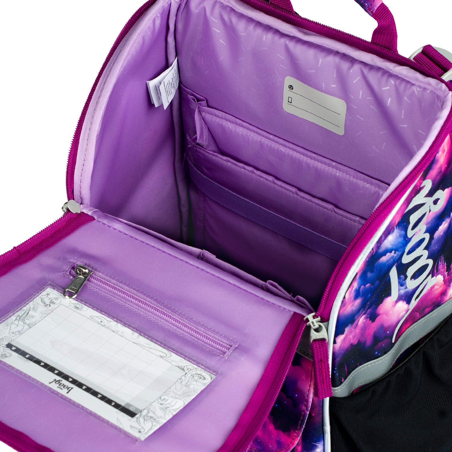 baagl-zippy-royal-unicorn-cartable-fille-licorne image 8