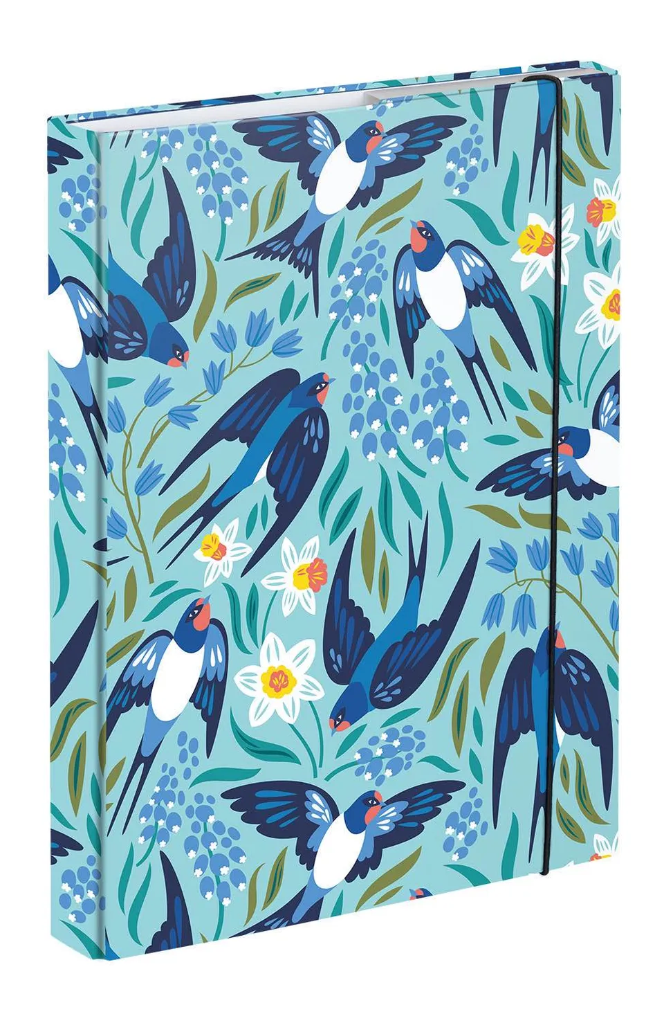 baagl-notebook-folders-birdie-chemise-lastique-a5 image 1