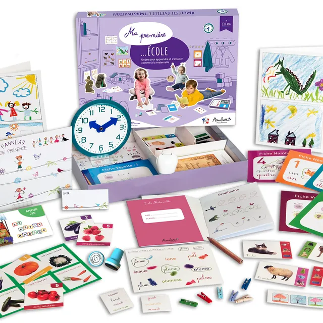amulette-ma-premi-re-cole-coffret-jeu-ducatif-3-6-ans-60-accessoires image 1