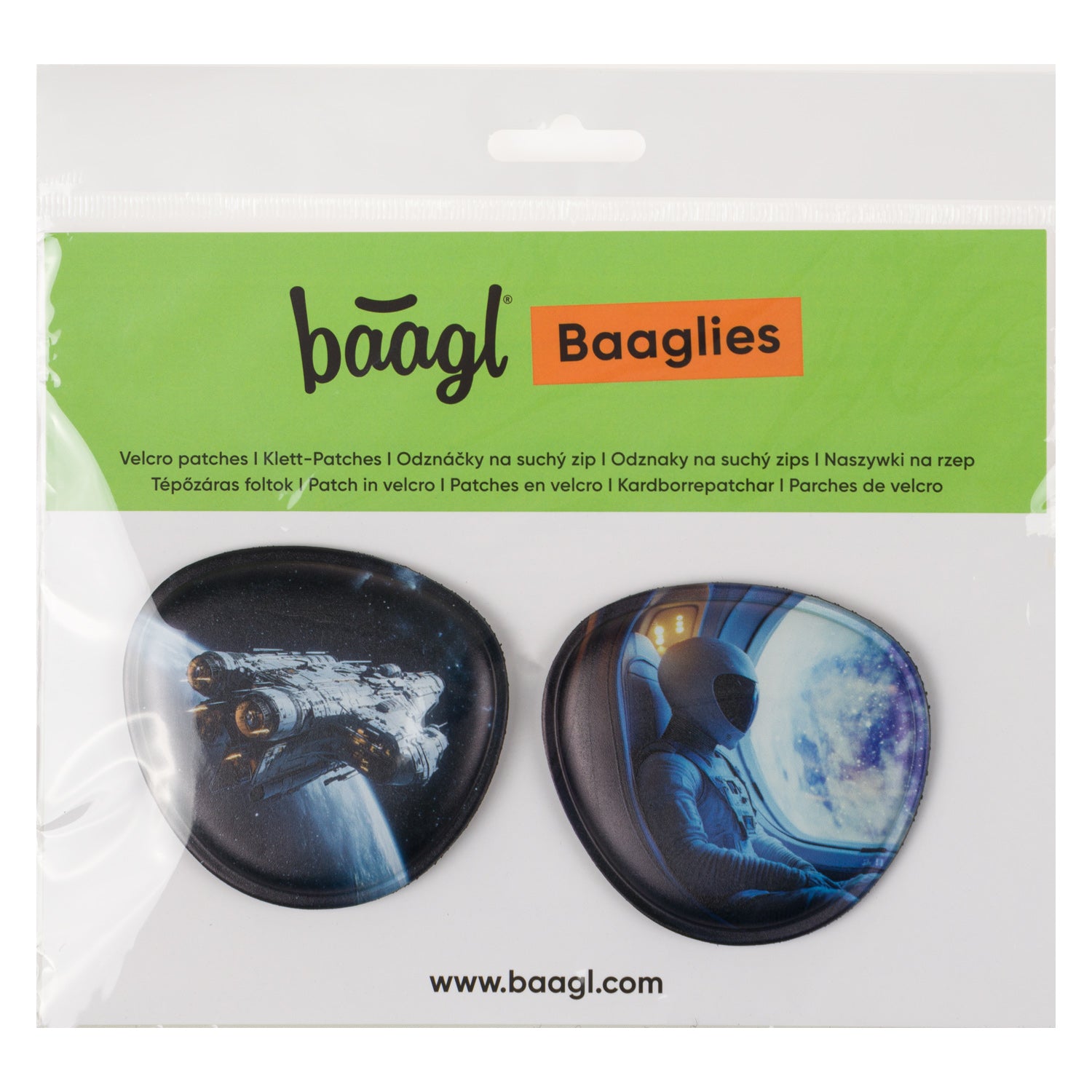 baagl-baaglies-universe-patch-velcro-2-pcs-espace image 4