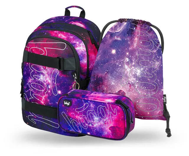 baagl-skate-galaxy-lot-scolaire-3-pi-ces-25-l image 1