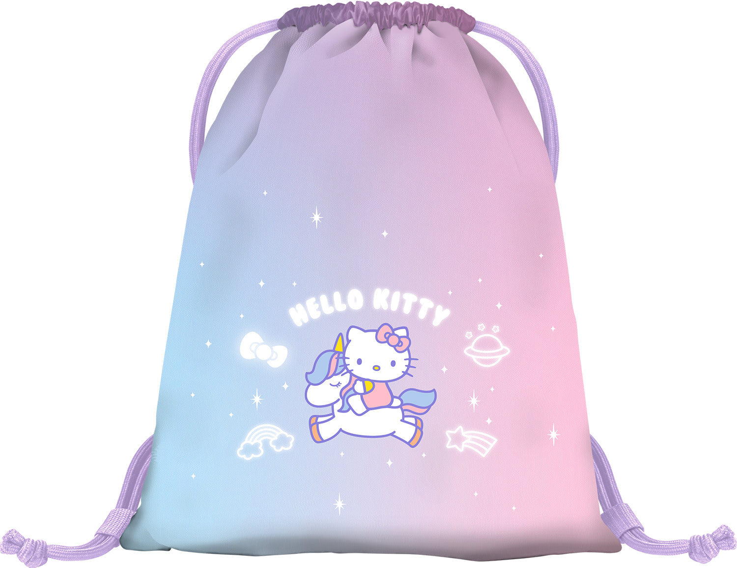 baagl-hello-kitty-licorne-sac-de-gym-maternelle-recycl image 1