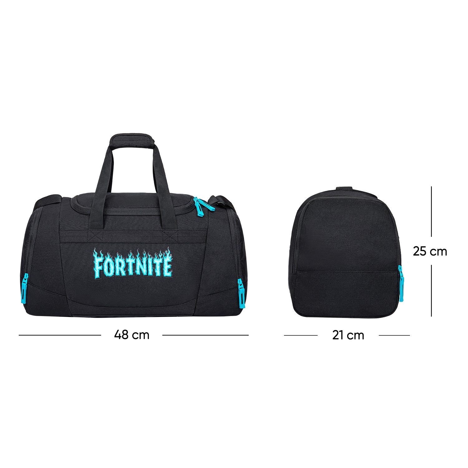 baagl-fortnite-blue-sac-de-sport-duffle-25-l image 7