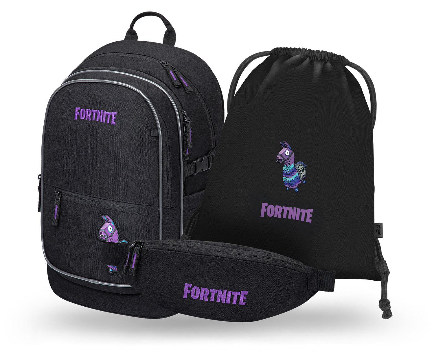 baagl-core-fortnite-llama-set-scolaire-3-pi-ces-recycl image 1