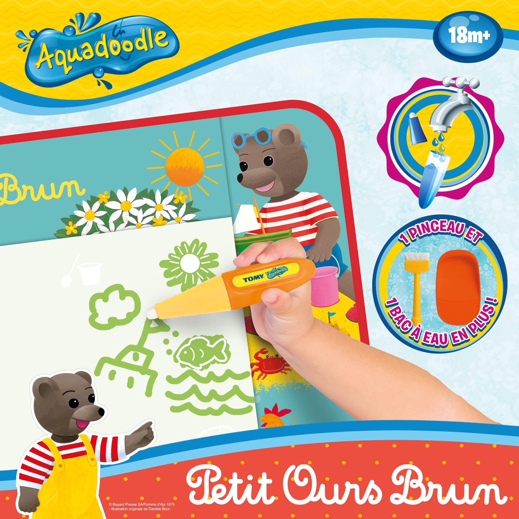 aquadoodle-large-mat-petit-ours-brun-tapis-dessin-eau-75x55-cm image 3