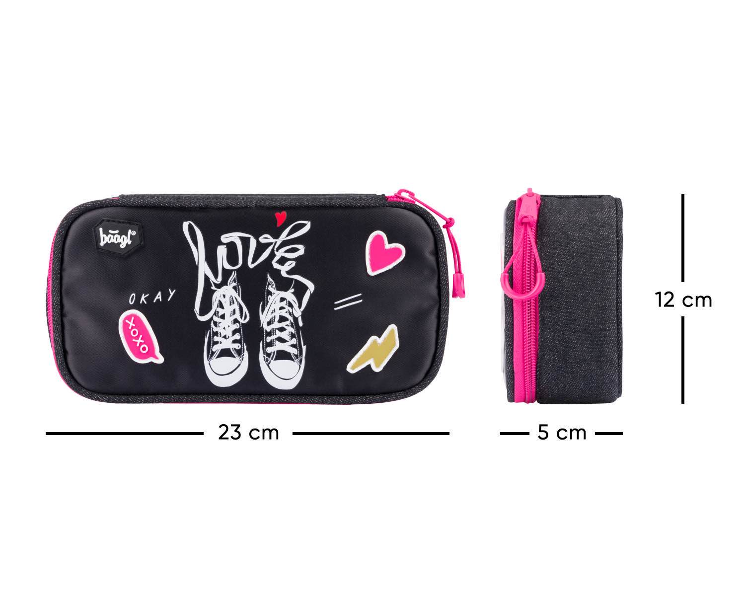 baagl-sneakers-trousse-scolaire-rigide-vide image 4