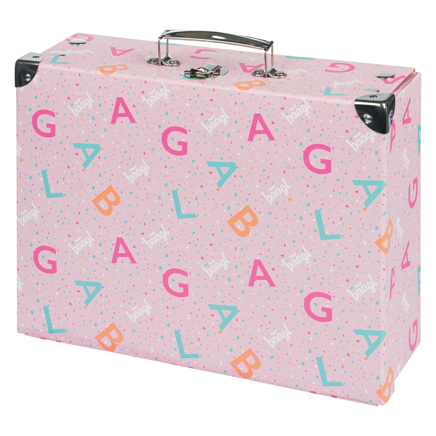 baagl-logo-valisette-scolaire-rose-pliable image 1