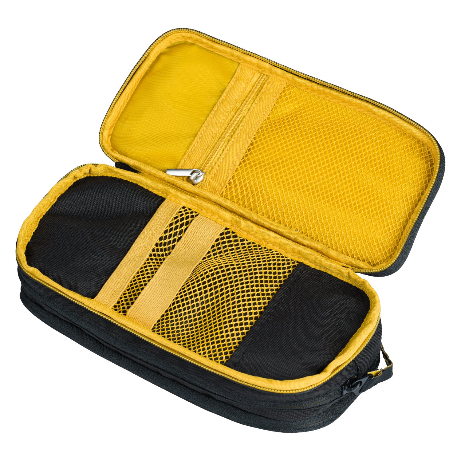 baagl-big-black-tui-tudiant-trousse-3-zips-noir image 2