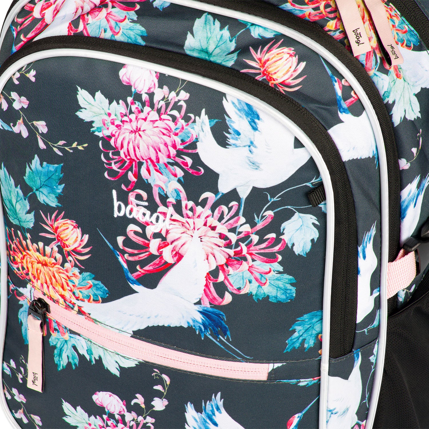 baagl-core-birds-sac-dos-scolaire-oiseaux-25-l image 7
