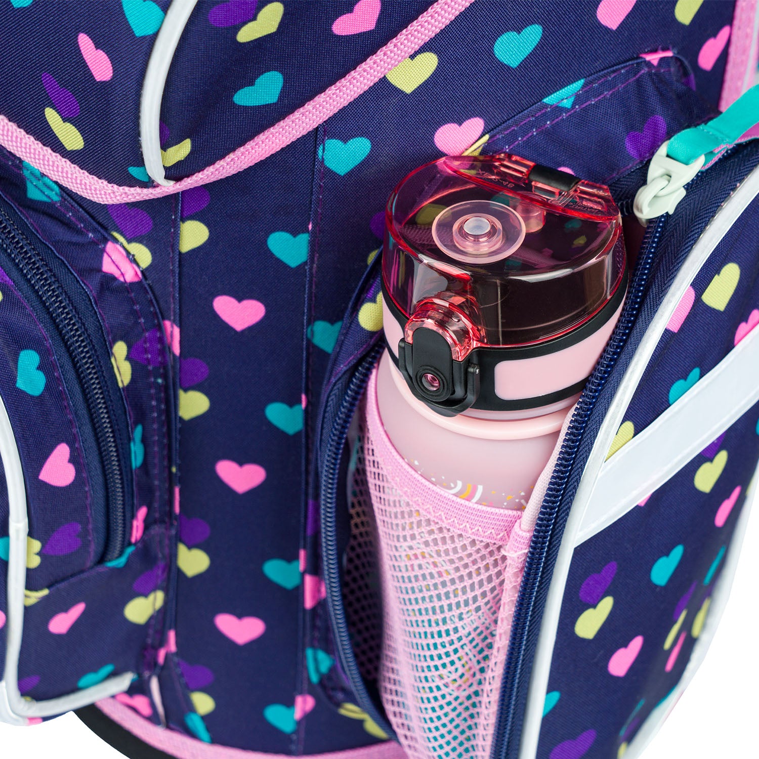 baagl-ergo-pink-hearts-cartable-rose-19-l-ergonomique image 7