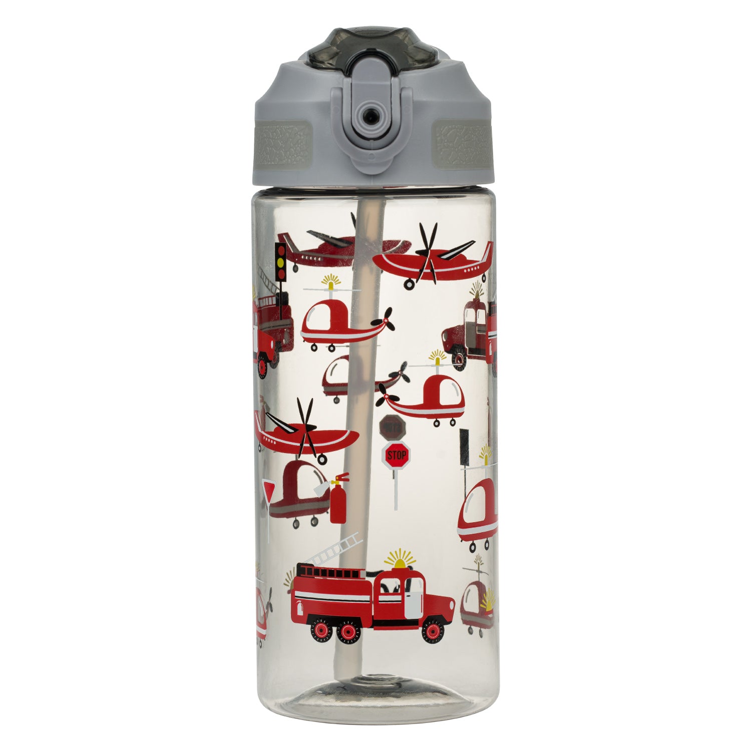 baagl-rescuers-gourde-enfant-500-ml-paille-tritan image 2