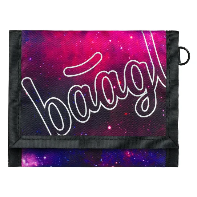 baagl-galaxy-portefeuille-enfant-velcro-scratch image 1
