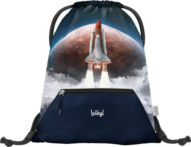baagl-space-shuttle-sac-de-gym-poche-zipp-e-enfant image 1