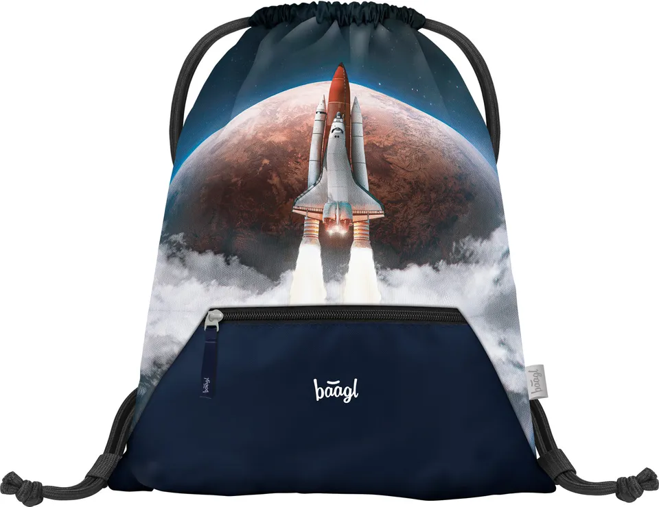baagl-space-shuttle-sac-de-gym-poche-zipp-e-enfant image 1