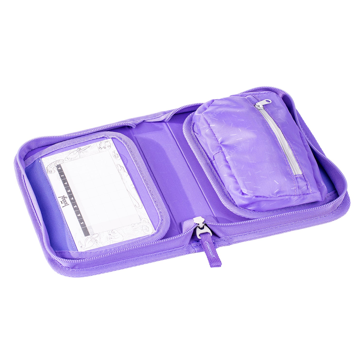 baagl-classic-pencil-cases-axolotl-trousse-plate-vide-fille image 4
