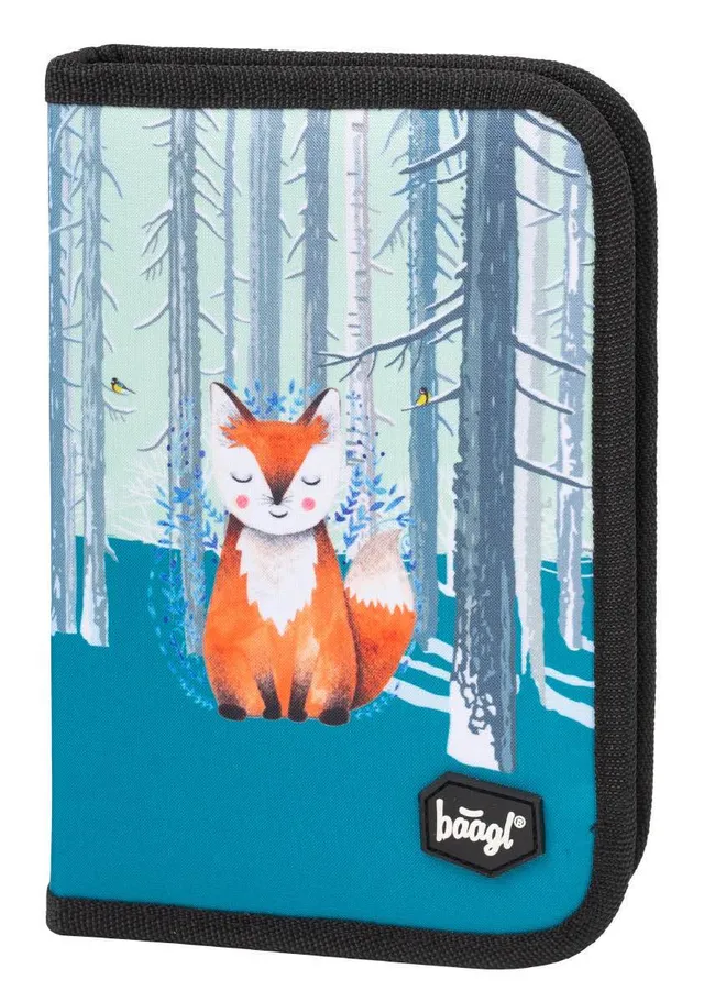 baagl-foxie-trousse-scolaire-1-compartiment-renard image 1