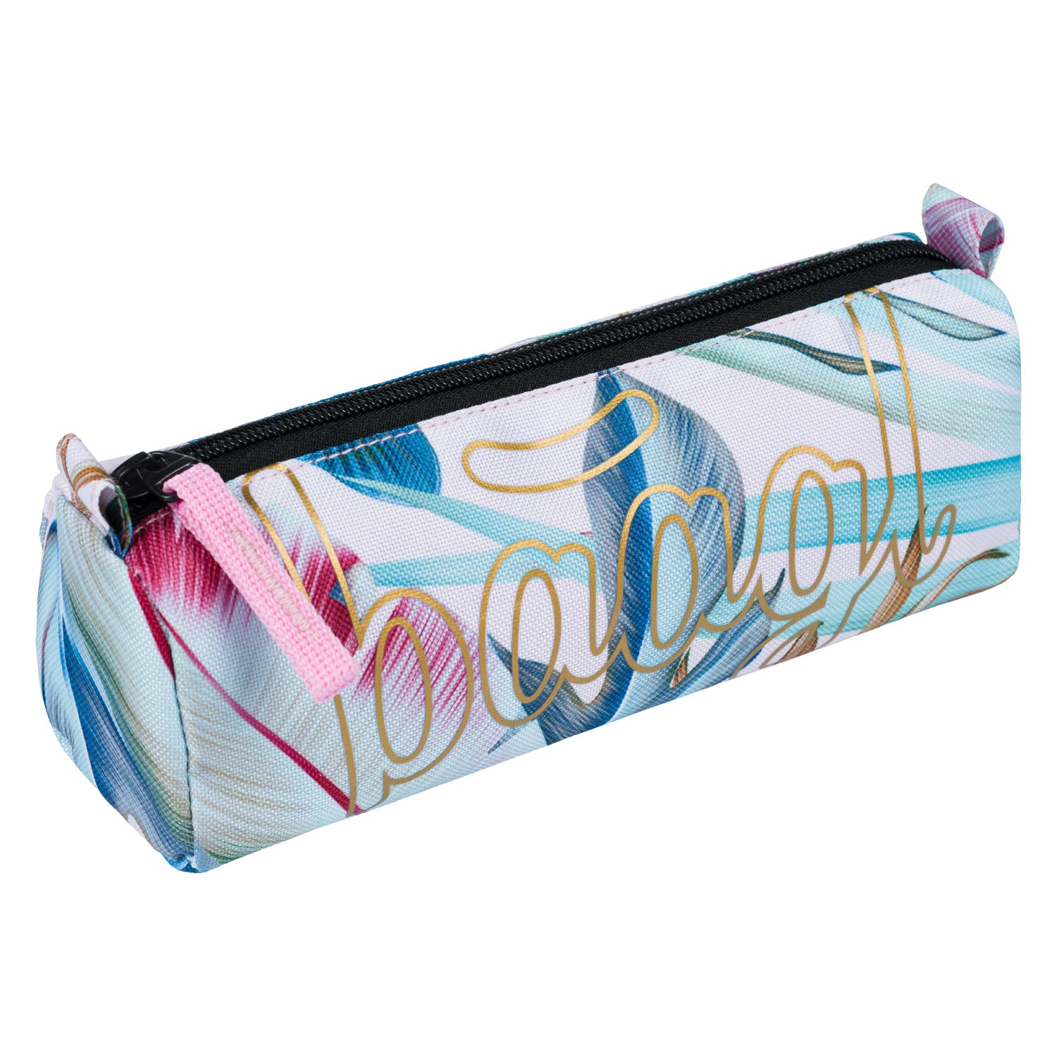 baagl-classic-pencil-cases-leafs-trousse-scolaire-fermeture-zip image 1