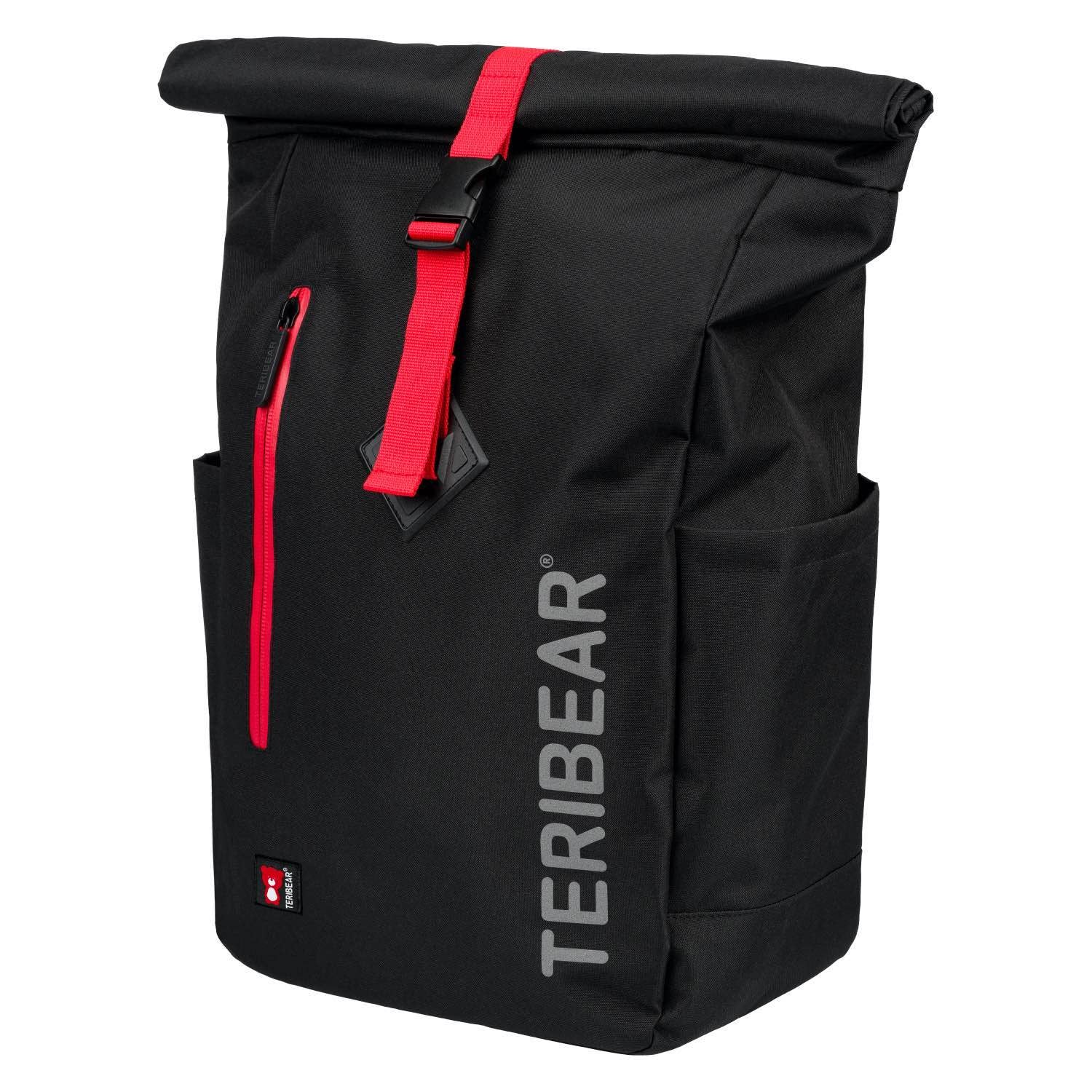 baagl-teribear-black-sac-dos-roll-top-noir-17-l image 2