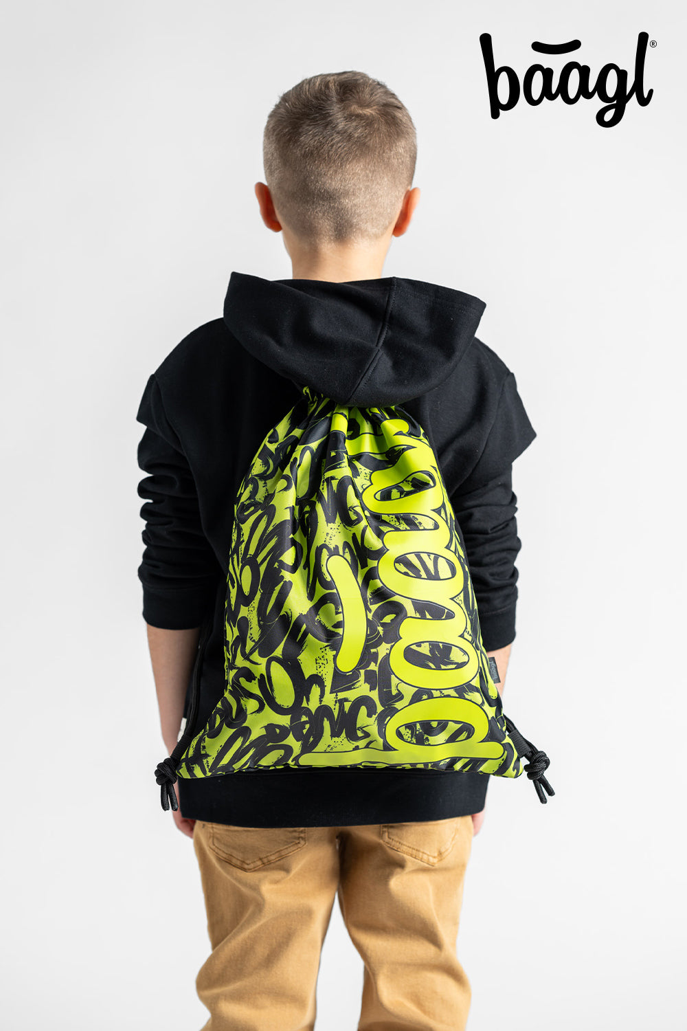 baagl-lime-sac-de-gym-vert-lavable-enfant image 5