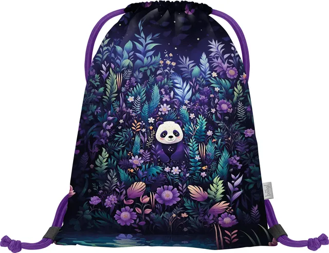 baagl-jungle-panda-sac-de-gym-cordon-motif-panda image 1