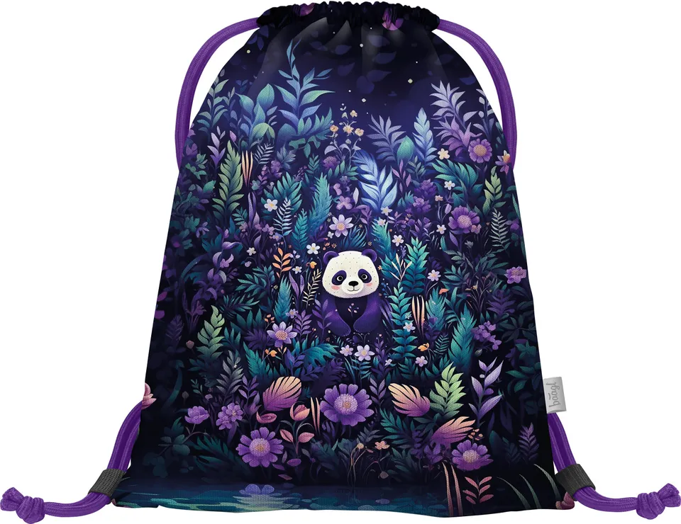 baagl-jungle-panda-sac-de-gym-cordon-motif-panda image 1