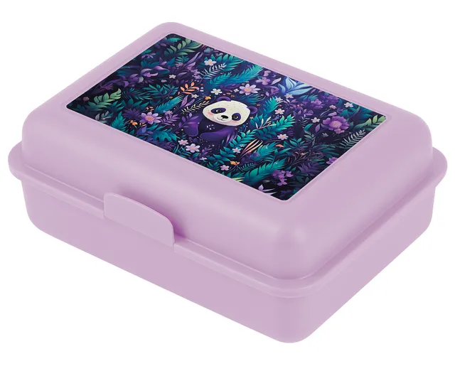 baagl-lunch-boxes-jungle-panda-bo-te-lunch-violet-compartiment image 1