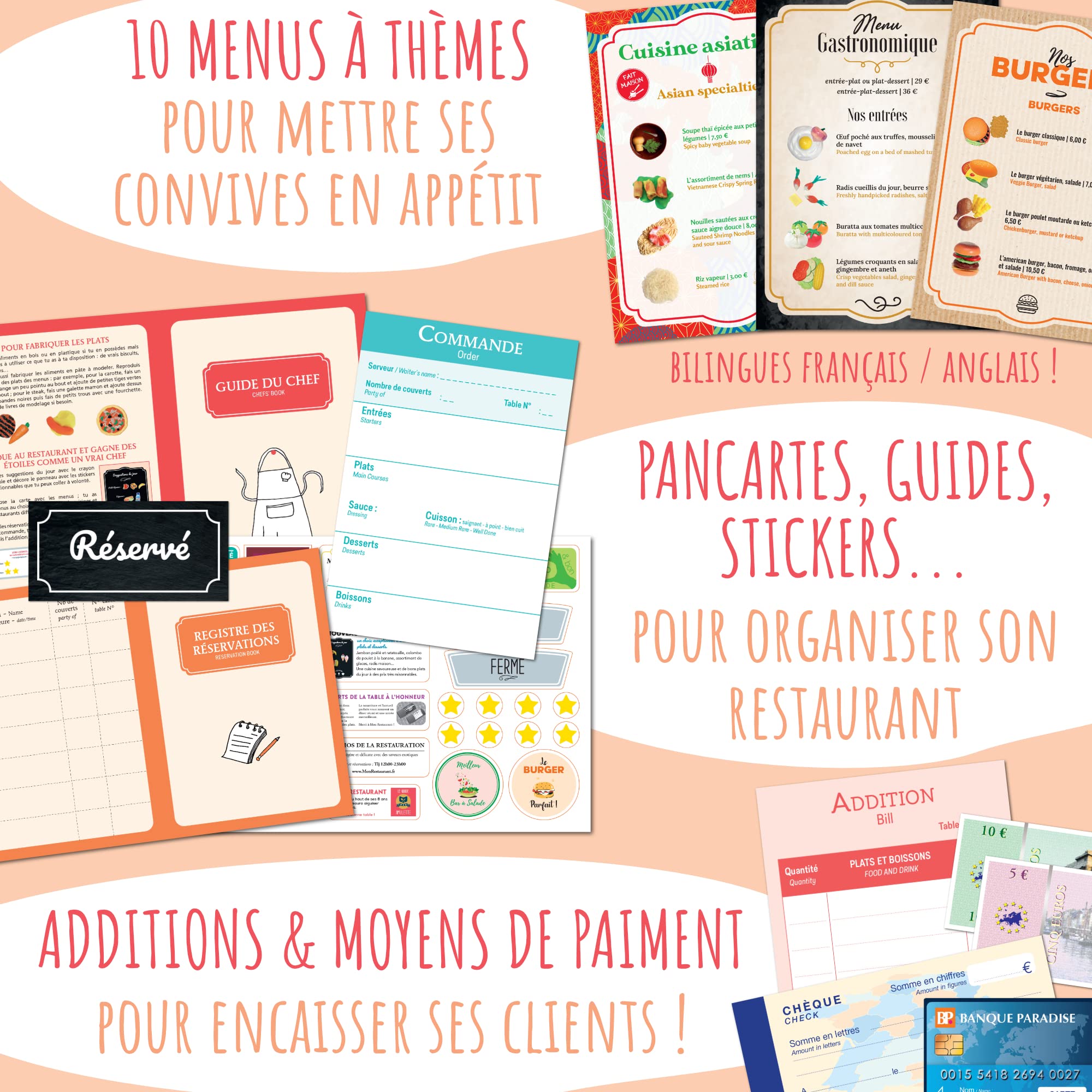 amulette-mon-premier-restaurant-coffret-jeu-5-10-ans-40-accessoires image 5