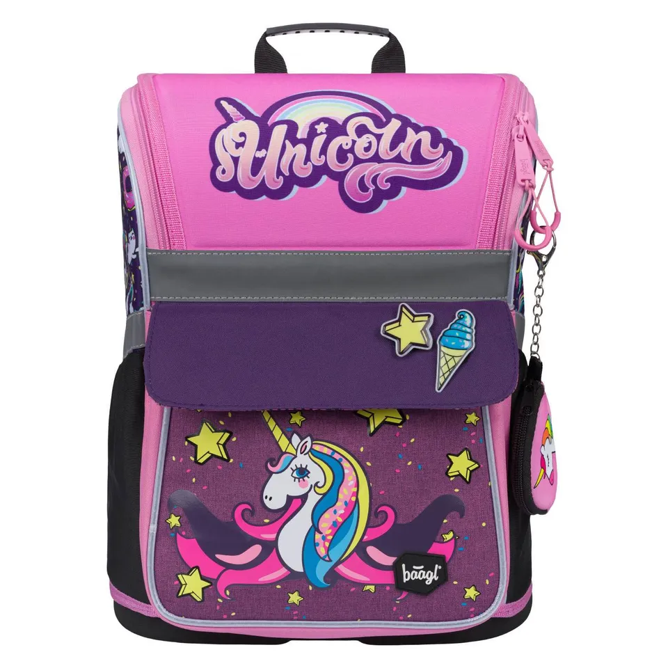 baagl-zippy-unicorn-cartable-fille-18-l-ergonomique image 1