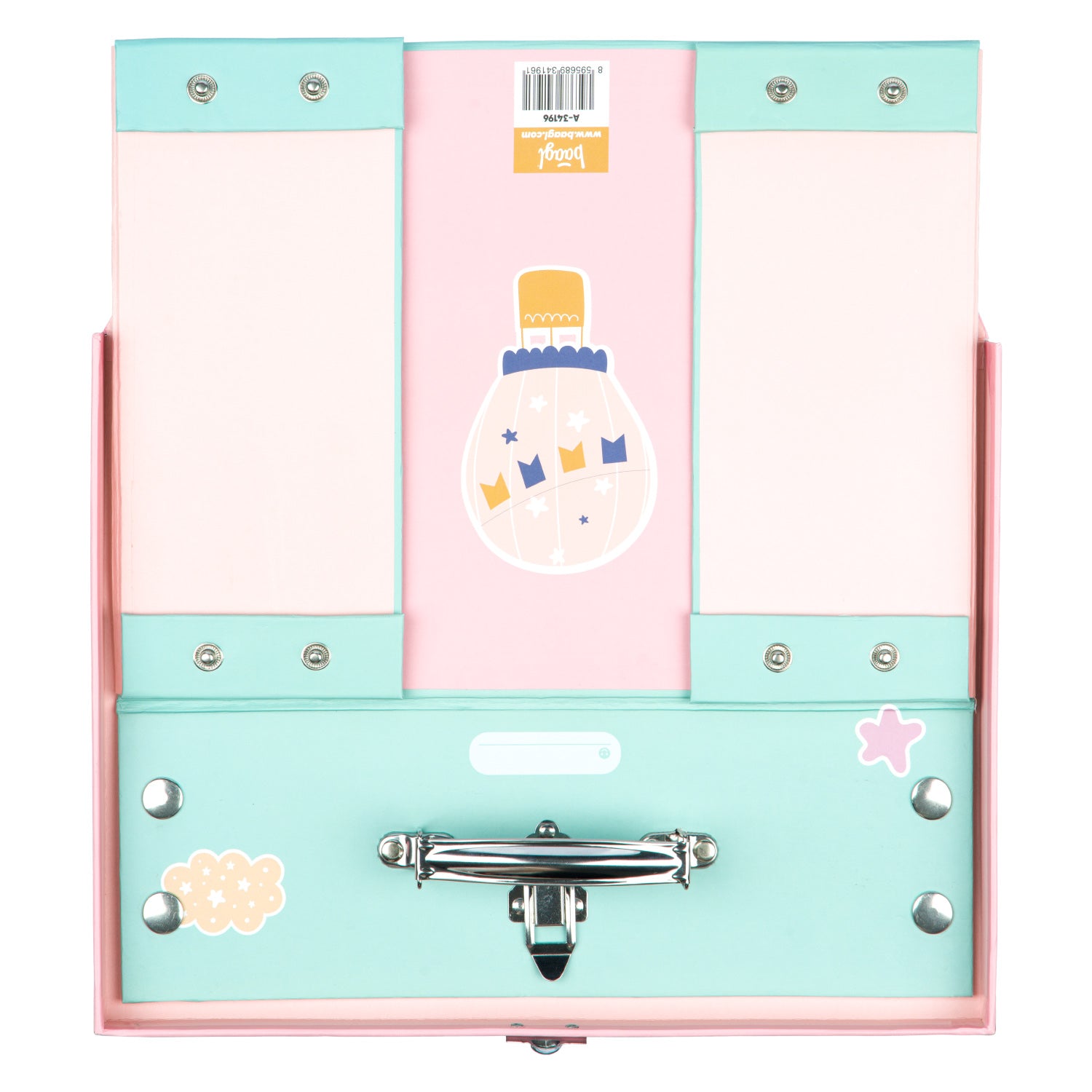 baagl-pink-rainbow-mallette-pliable-cole image 4