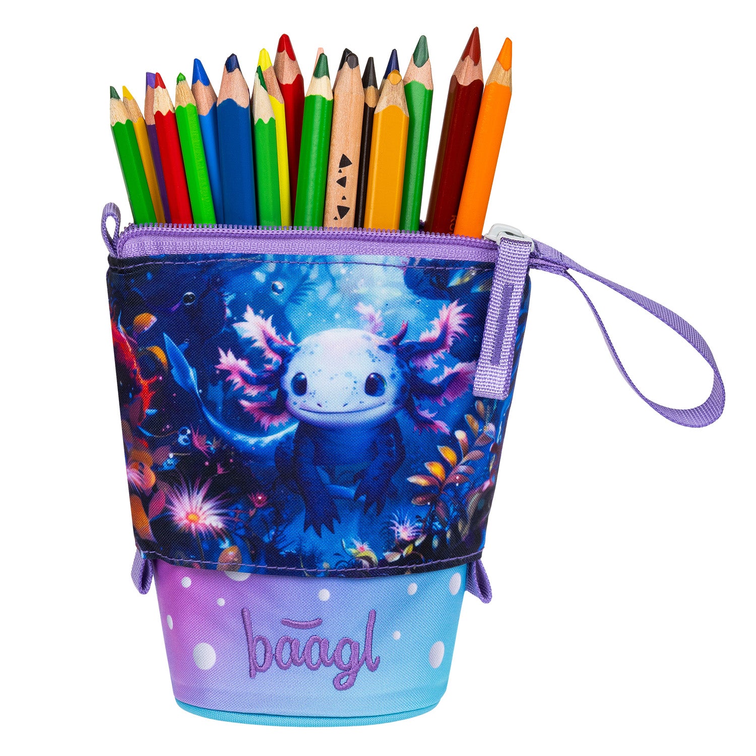baagl-pop-up-axolotl-trousse-crayons-debout-recycl-e image 5
