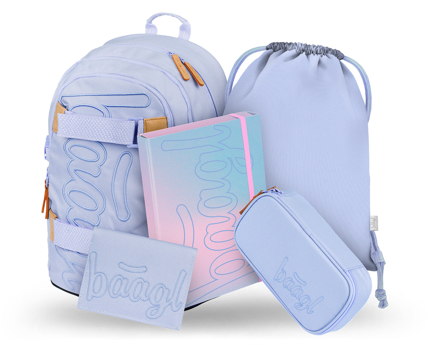 baagl-skate-lilac-ii-ensemble-scolaire-sac-dos-25-l image 1