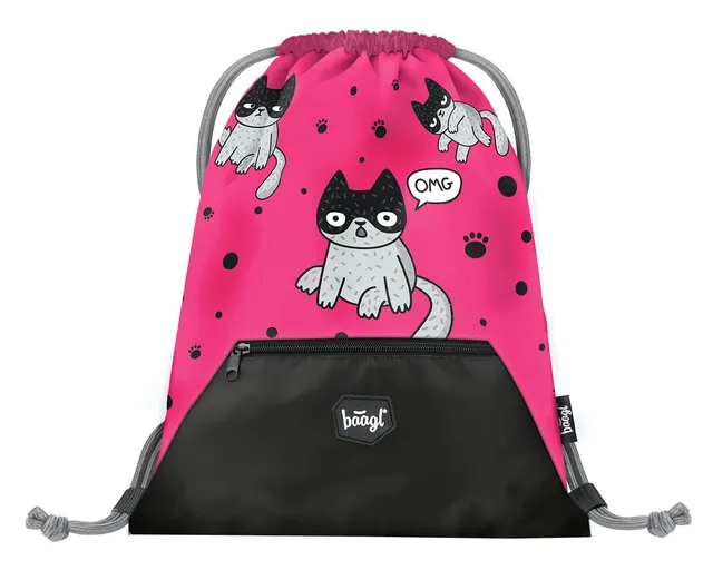 baagl-gym-sacks-kittens-sac-de-gym-poche-zipp-e-enfant image 1