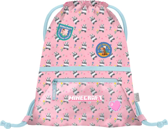 baagl-minecraft-panda-sac-de-gym-poche-zipp-e-panda image 1