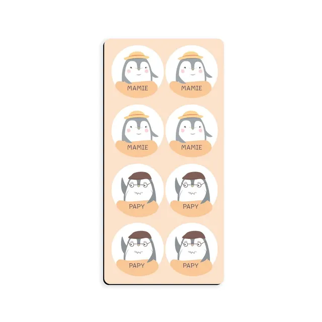 atelier-gigogne-magnets-compl-mentaires-papy-mamie-orange-x8 image 1