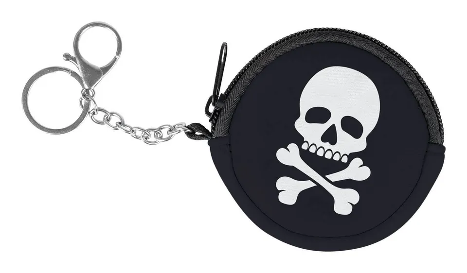 baagl-skull-porte-monnaie-enfant-rond-t-te-de-mort image 1