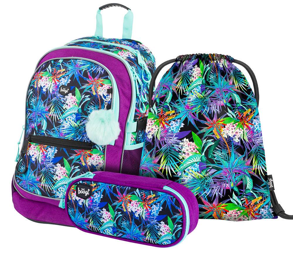 baagl-core-jungle-set-scolaire-3-pi-ces-ergonomique image 1