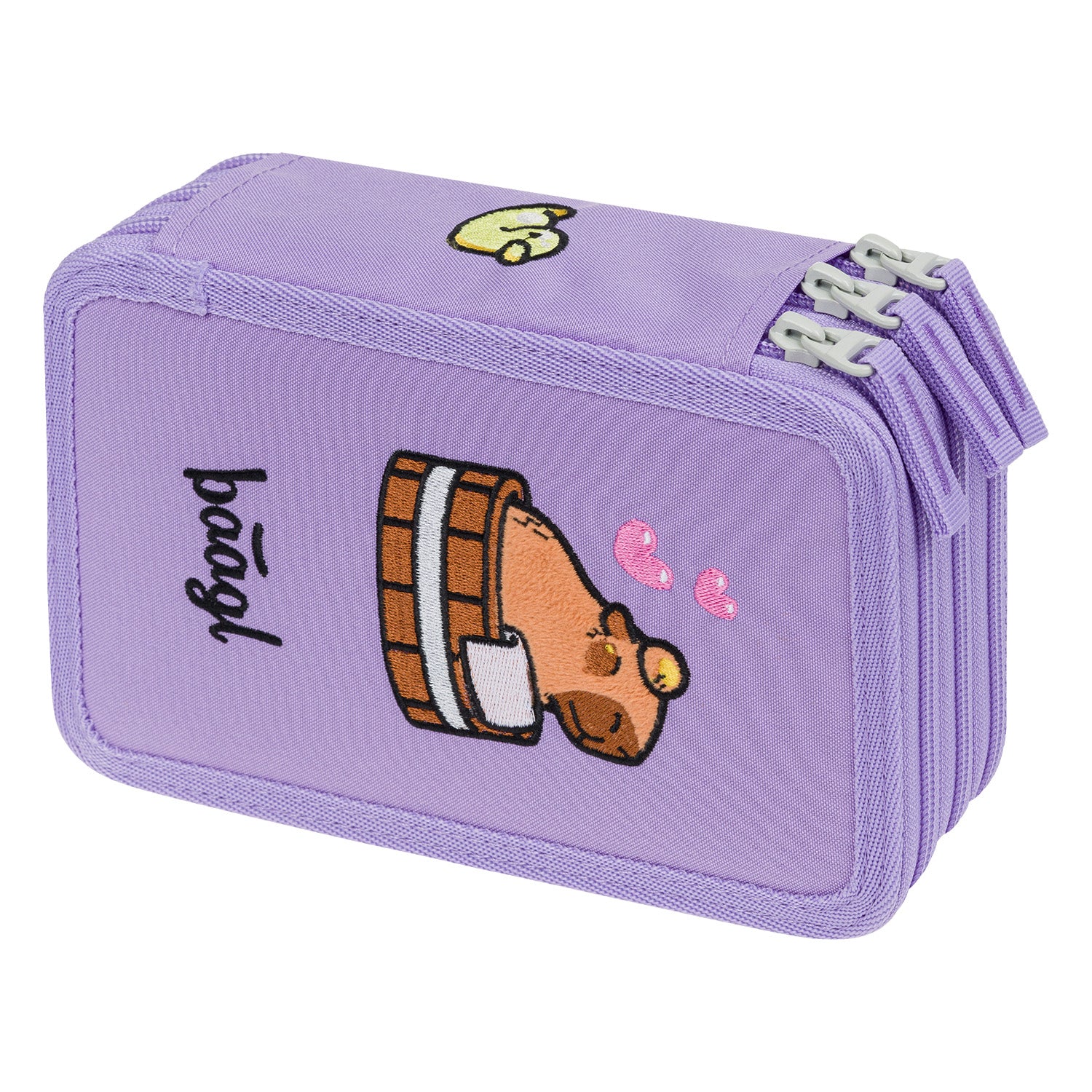 baagl-capybara-trousse-3-compartiments-vide-fille image 1