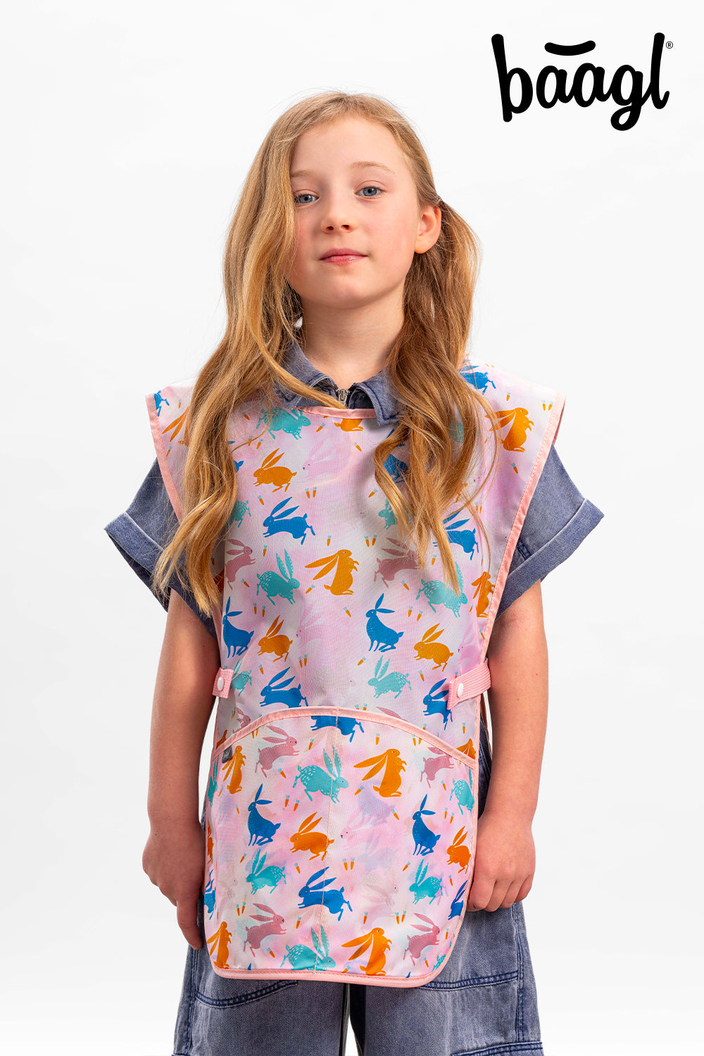baagl-aprons-tablier-enfant-bunny-lavable-2-poches image 5