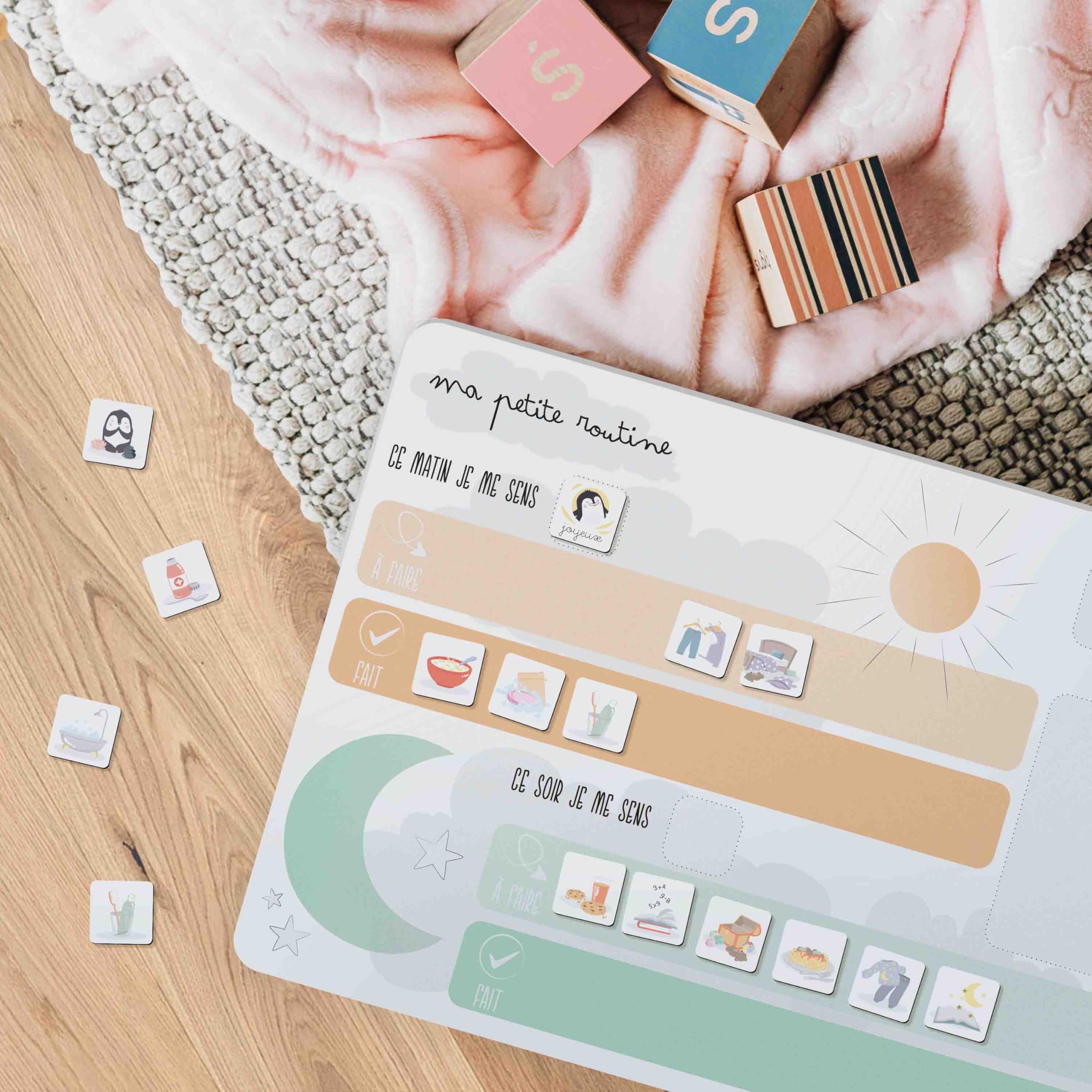 atelier-gigogne-ma-petite-routine-tableau-magn-tique-57-magnets-3-8-ans image 6