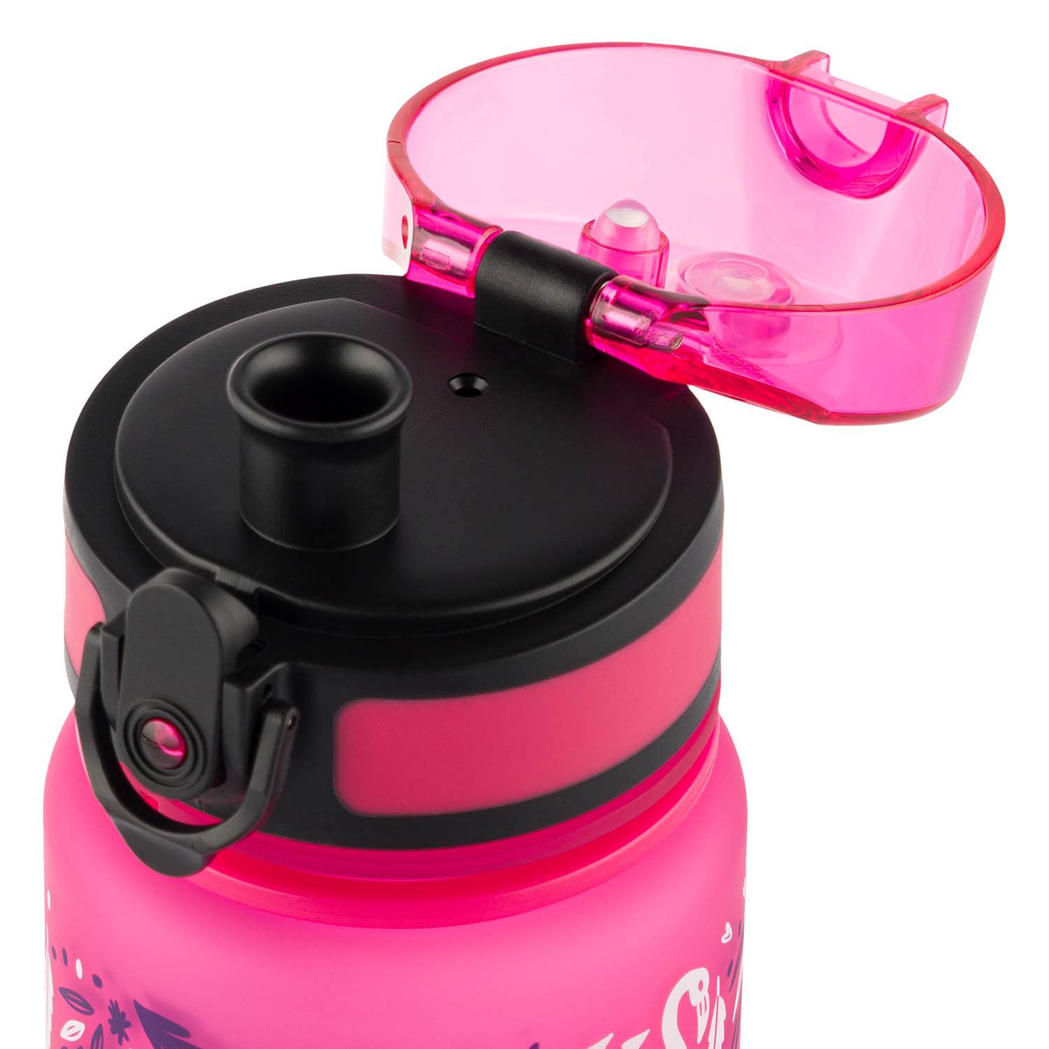 baagl-drinking-bottles-tritan-flamingo-gourde-500-ml-sans-bpa image 3