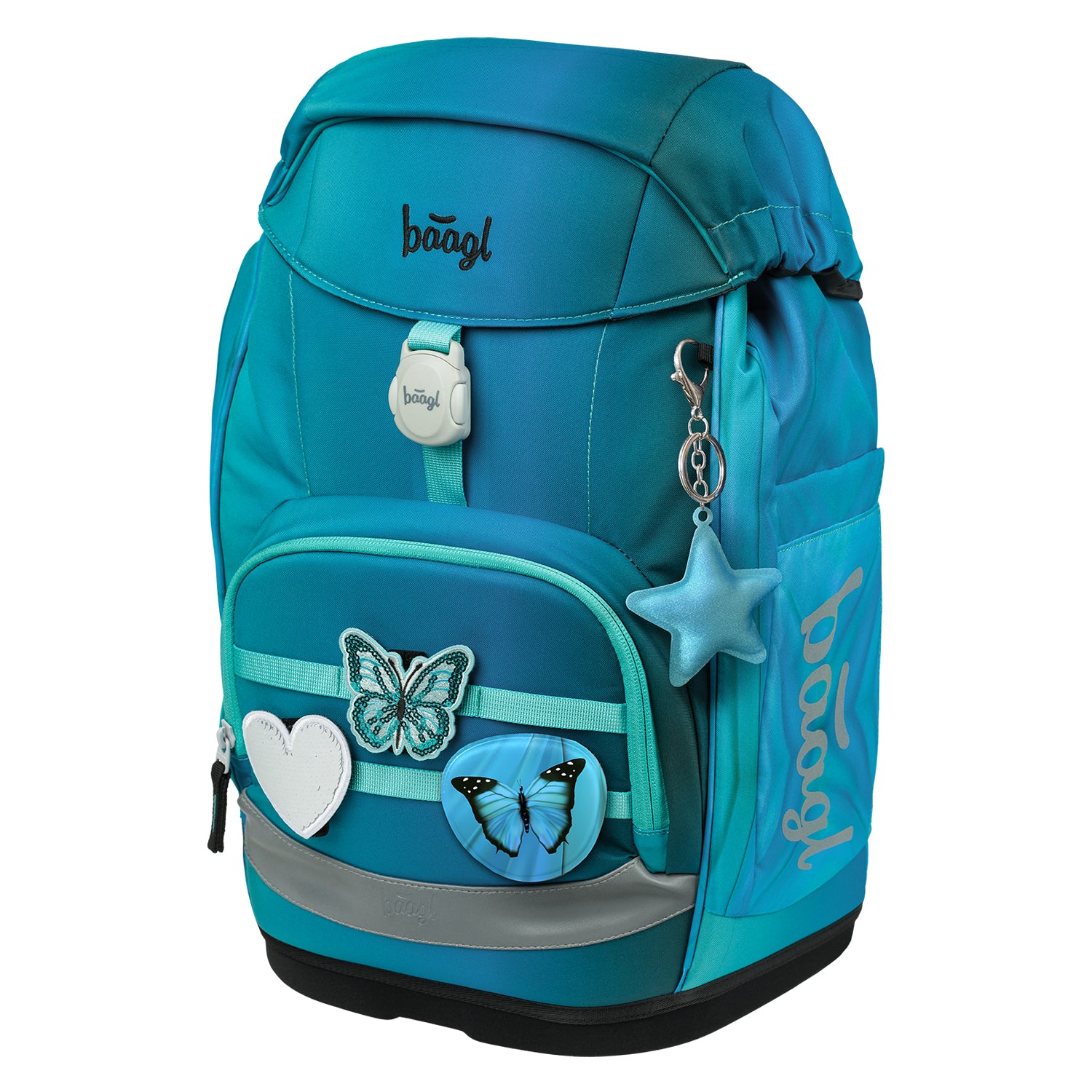 baagl-airy-plus-butterfly-cartable-scolaire-ergonomique image 2