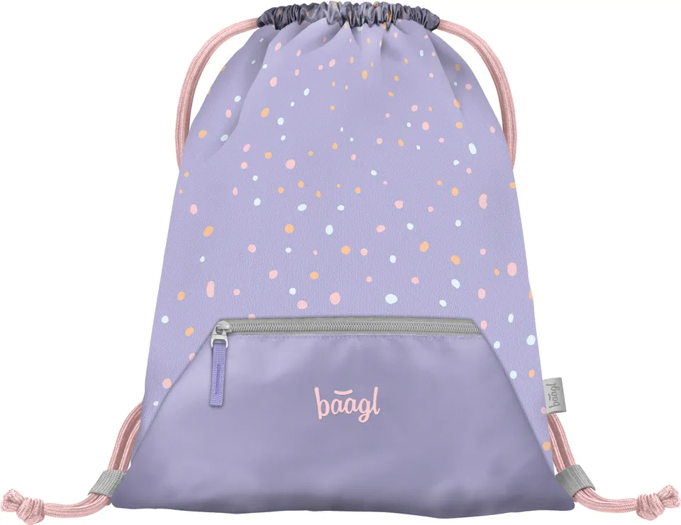 baagl-pets-sac-gym-poche-zipp-e-avec-mousqueton image 1