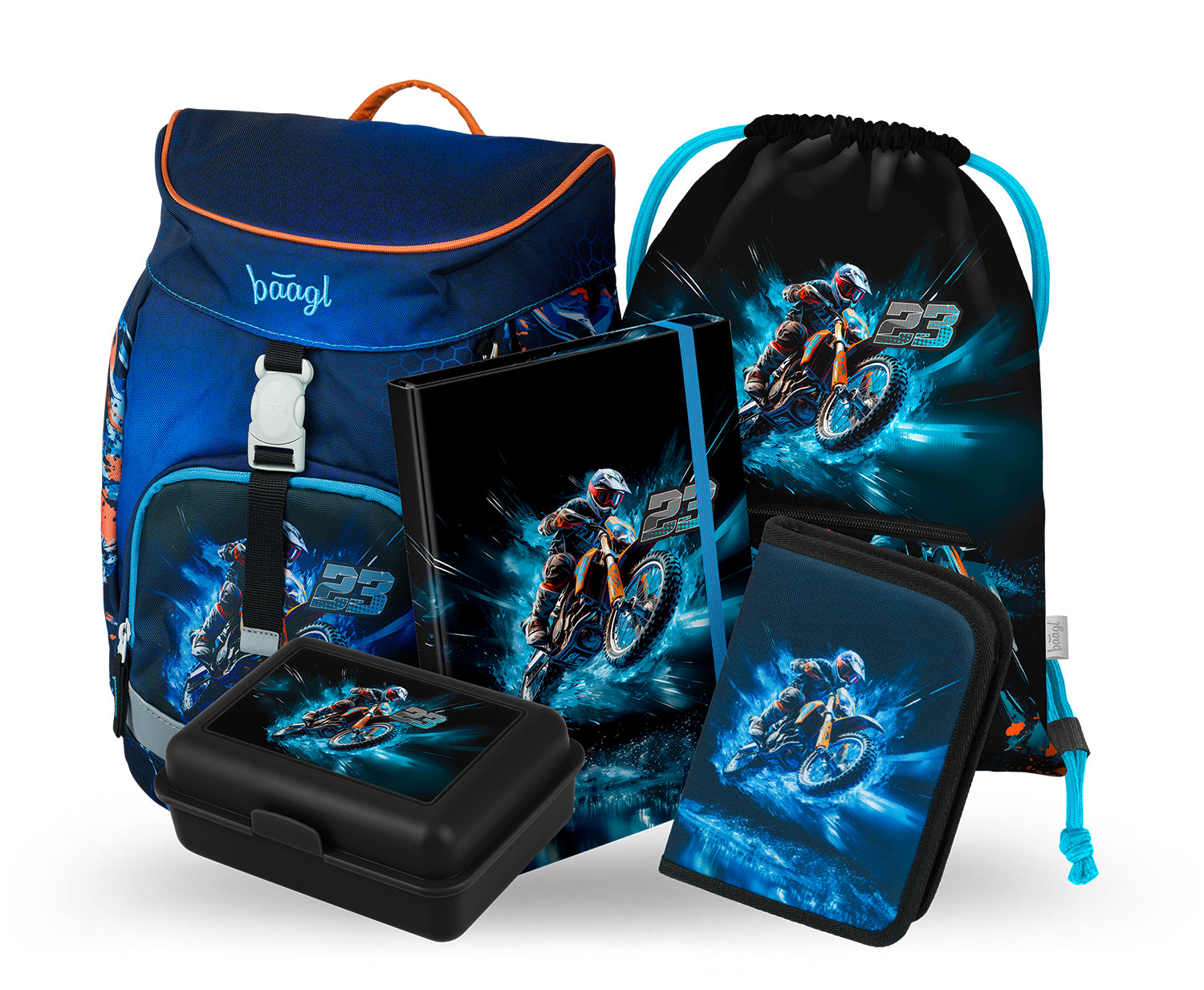 baagl-airy-motor-bike-ii-kit-scolaire-moto-4-pi-ces image 1